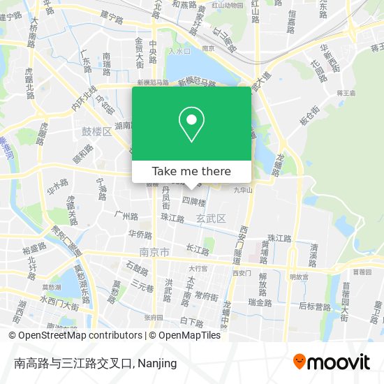 南高路与三江路交叉口 map