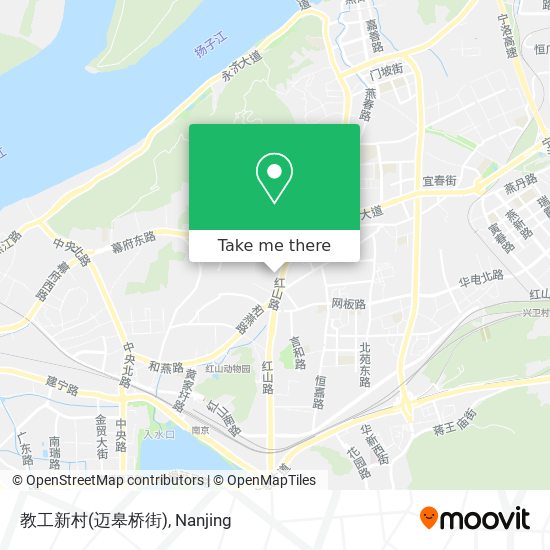 教工新村(迈皋桥街) map