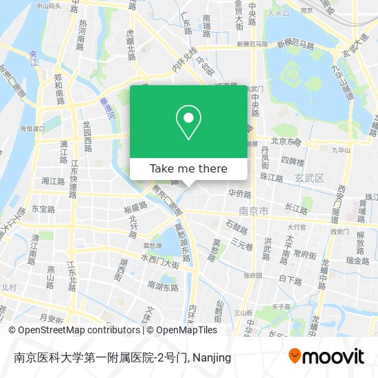 南京医科大学第一附属医院-2号门 map