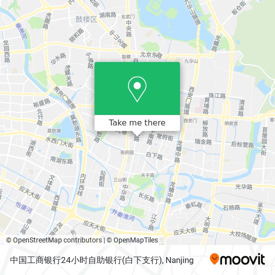 中国工商银行24小时自助银行(白下支行) map