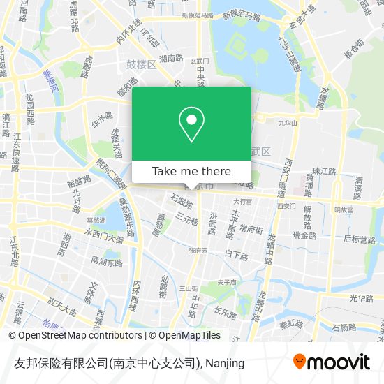 友邦保险有限公司(南京中心支公司) map