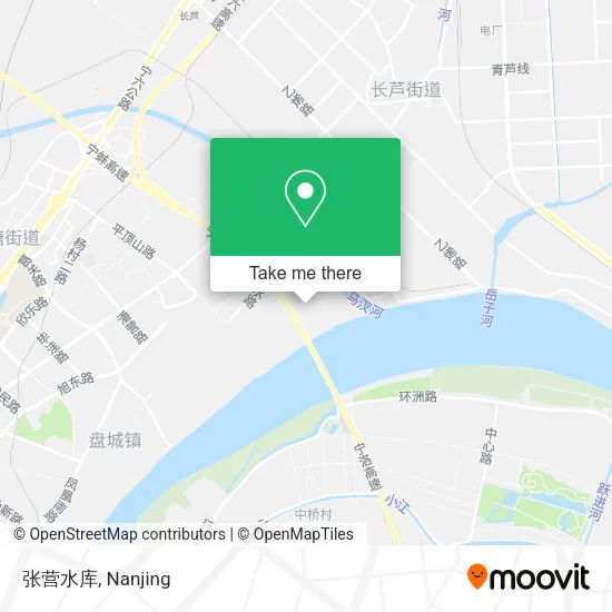 张营水库 map