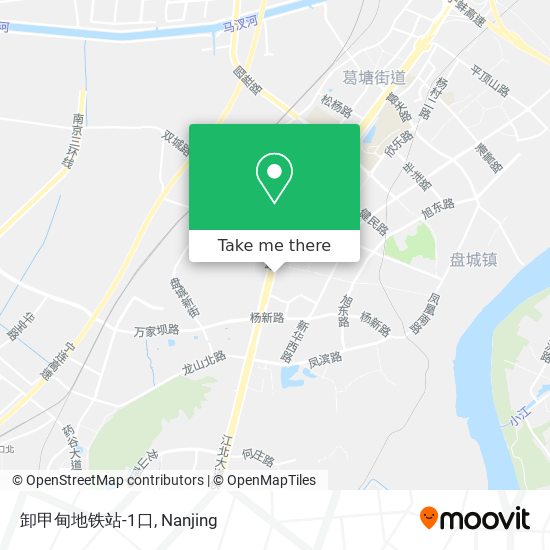卸甲甸地铁站-1口 map
