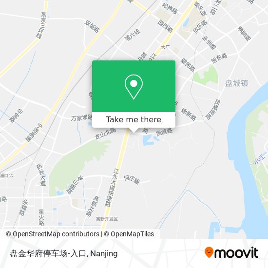 盘金华府停车场-入口 map