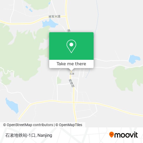 石湫地铁站-1口 map
