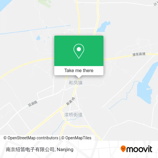 南京绍笛电子有限公司 map