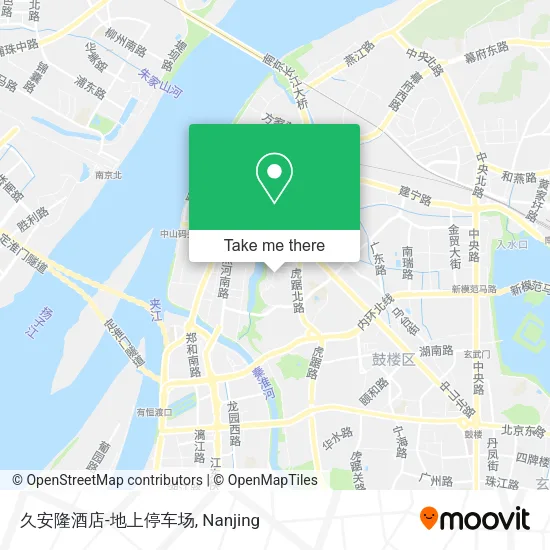 久安隆酒店-地上停车场 map