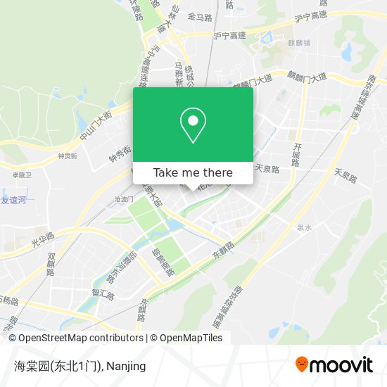 海棠园(东北1门) map