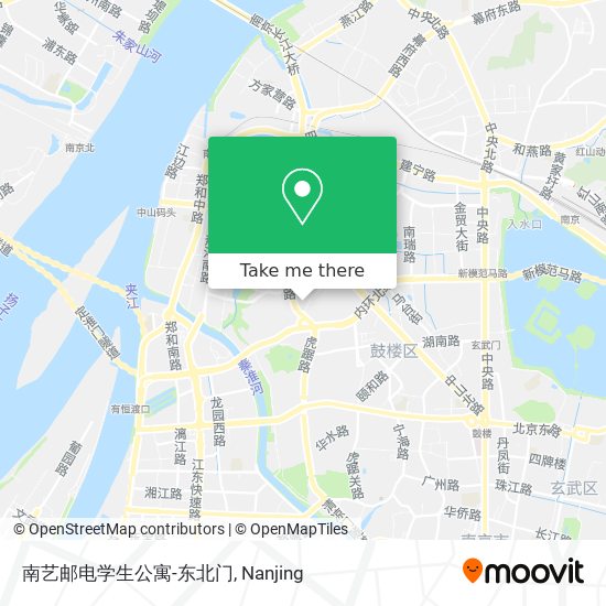 南艺邮电学生公寓-东北门 map