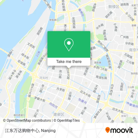 江东万达购物中心 map