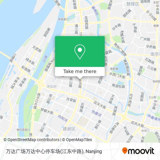 万达广场万达中心停车场(江东中路) map
