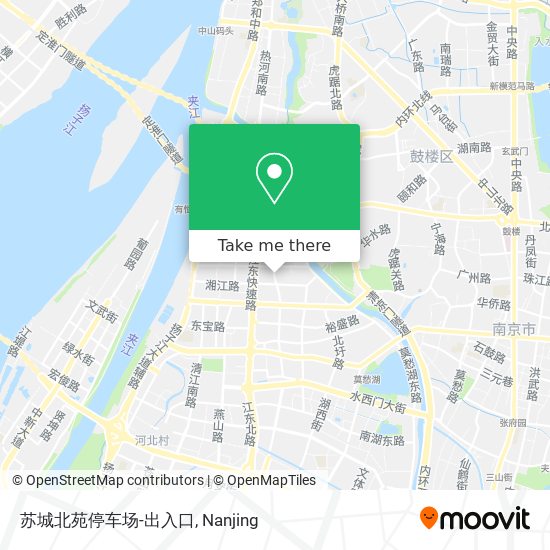 苏城北苑停车场-出入口 map