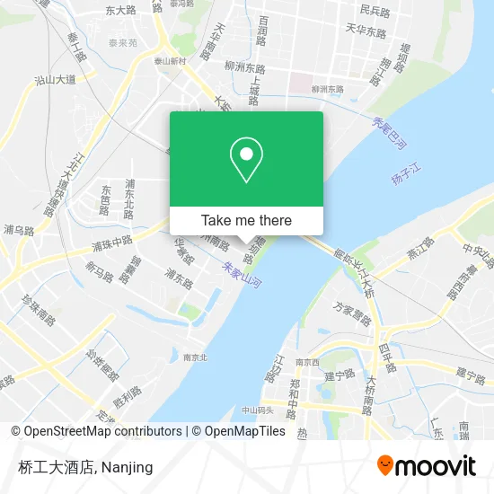 桥工大酒店 map