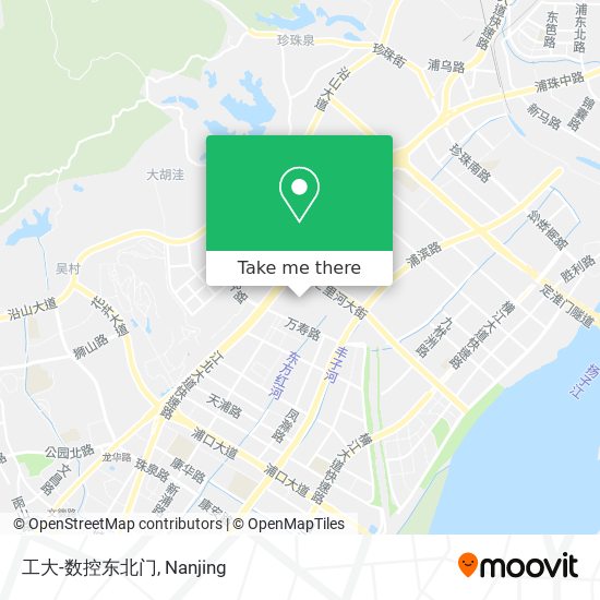 工大-数控东北门 map