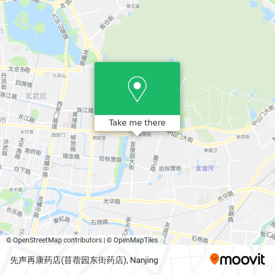 先声再康药店(苜蓿园东街药店) map