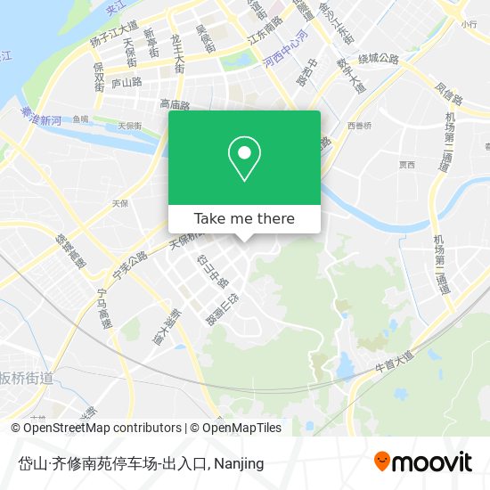 岱山·齐修南苑停车场-出入口 map
