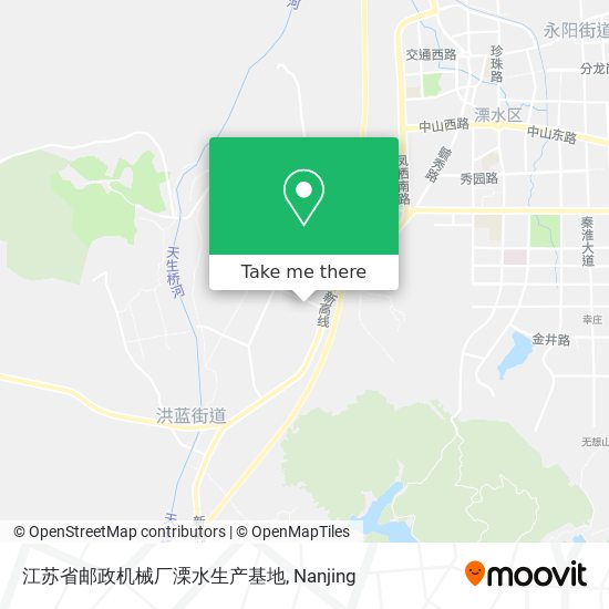 江苏省邮政机械厂溧水生产基地 map