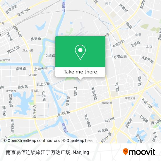 南京易佰连锁旅江宁万达广场 map