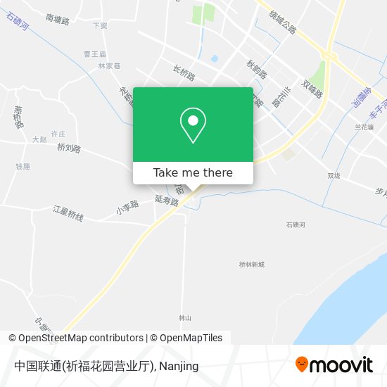 中国联通(祈福花园营业厅) map
