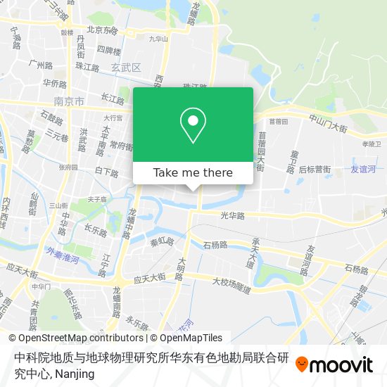 中科院地质与地球物理研究所华东有色地勘局联合研究中心 map