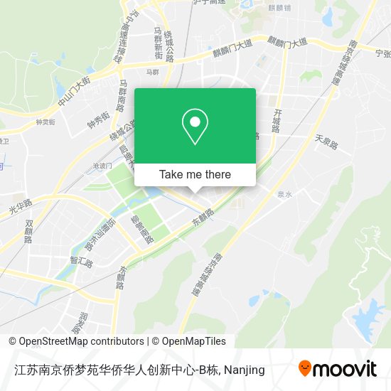 江苏南京侨梦苑华侨华人创新中心-B栋 map