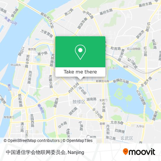 中国通信学会物联网委员会 map