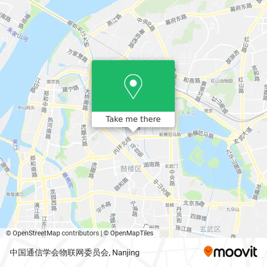 中国通信学会物联网委员会 map