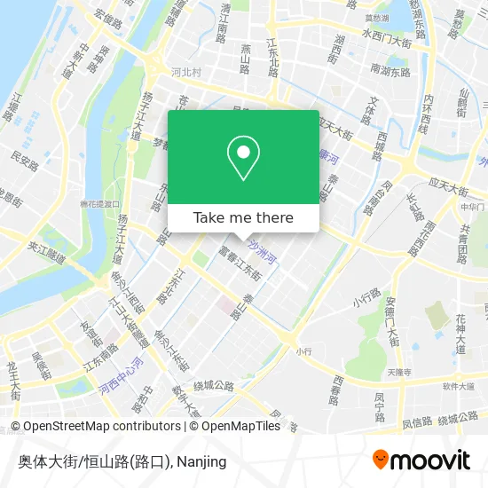 奥体大街/恒山路(路口) map