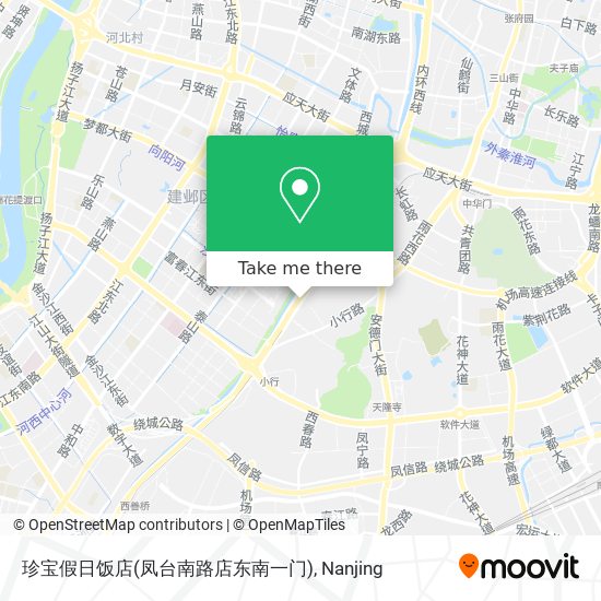 珍宝假日饭店(凤台南路店东南一门) map
