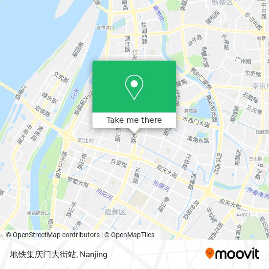 地铁集庆门大街站 map