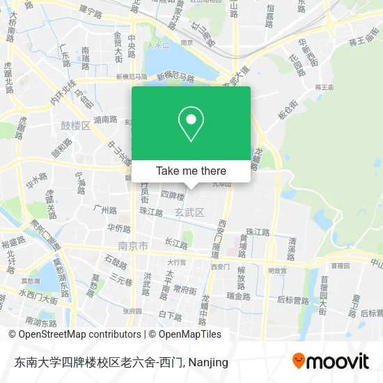 东南大学四牌楼校区老六舍-西门 map