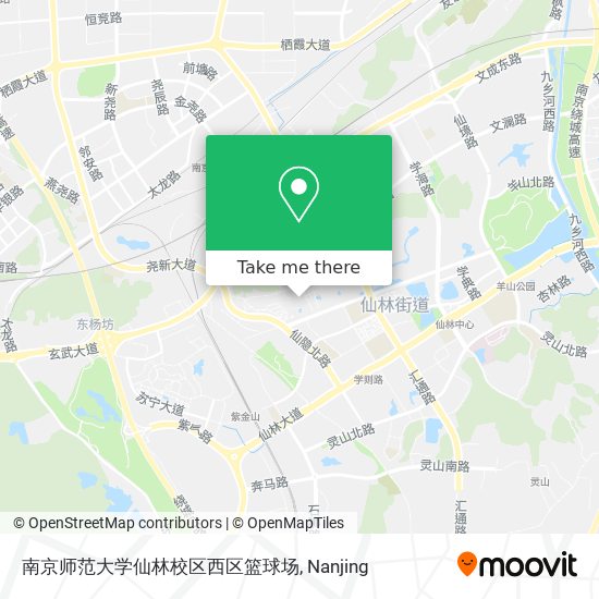 南京师范大学仙林校区西区篮球场 map