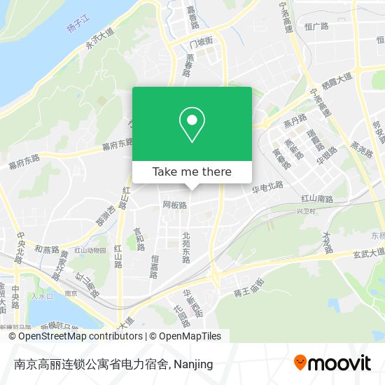南京高丽连锁公寓省电力宿舍 map