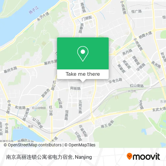 南京高丽连锁公寓省电力宿舍 map