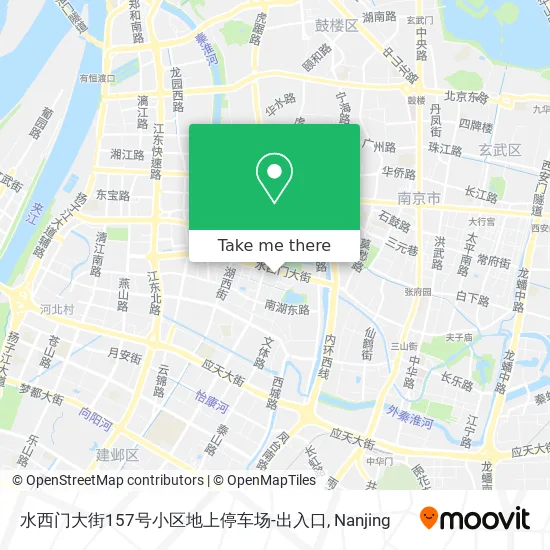 水西门大街157号小区地上停车场-出入口 map