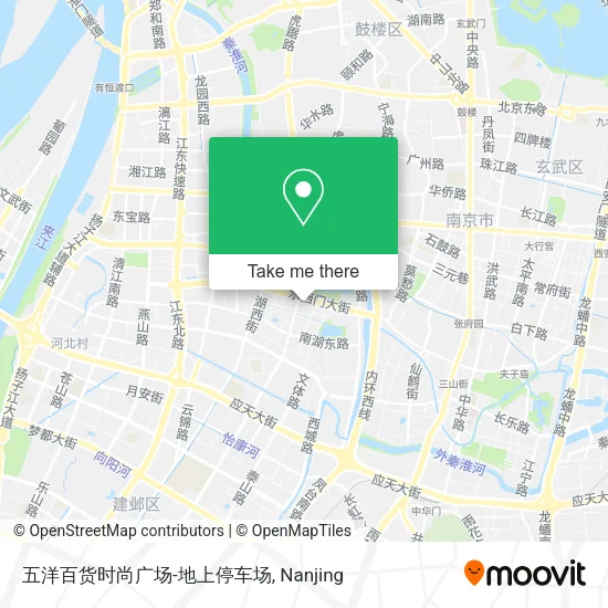 五洋百货时尚广场-地上停车场 map