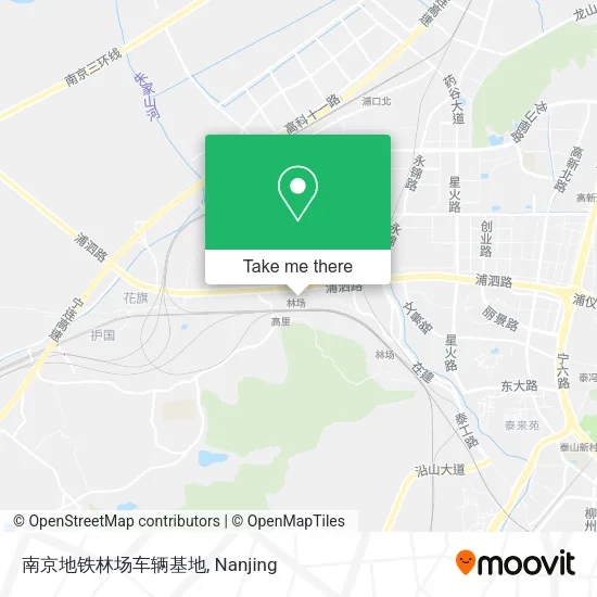 南京地铁林场车辆基地 map