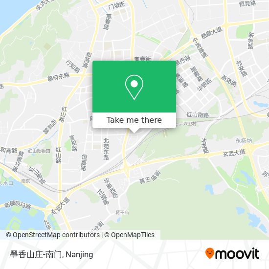 墨香山庄-南门 map