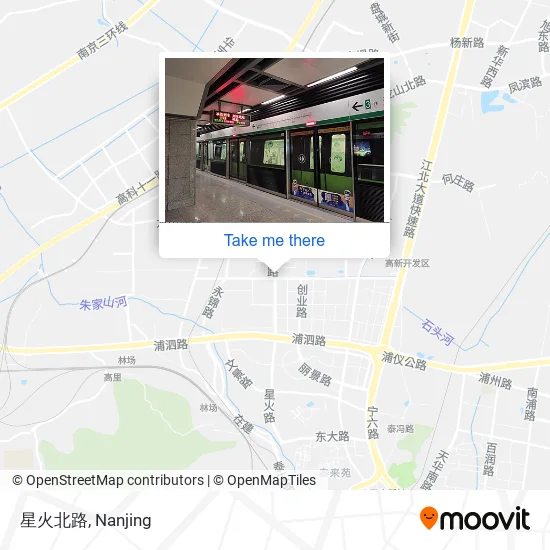星火北路 map