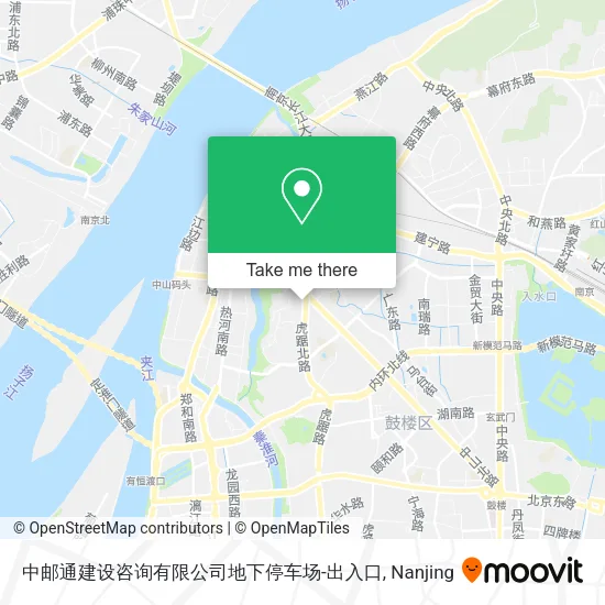 中邮通建设咨询有限公司地下停车场-出入口 map