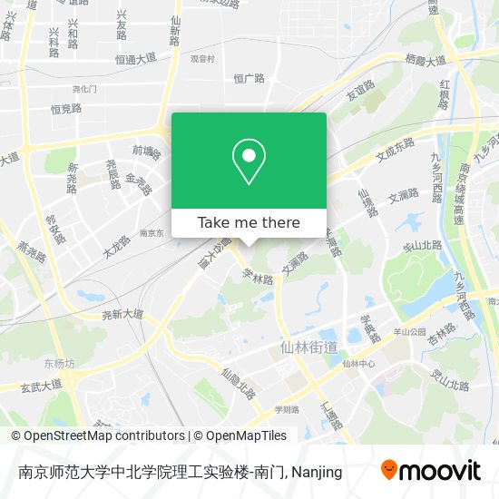 南京师范大学中北学院理工实验楼-南门 map