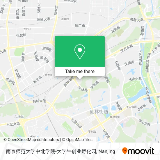 南京师范大学中北学院-大学生创业孵化园 map