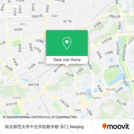 南京师范大学中北学院教学楼-东门 map