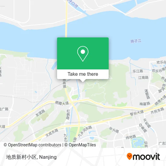 地质新村小区 map