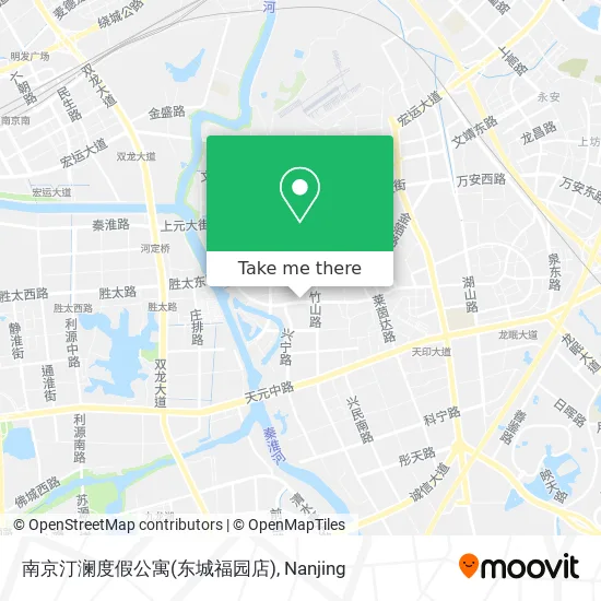 南京汀澜度假公寓(东城福园店) map