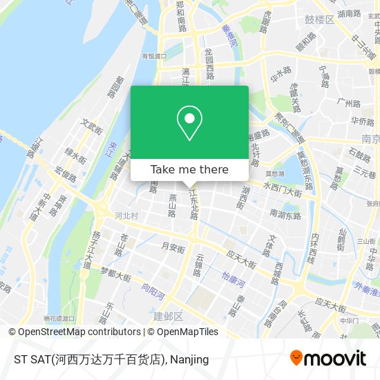 ST SAT(河西万达万千百货店) map