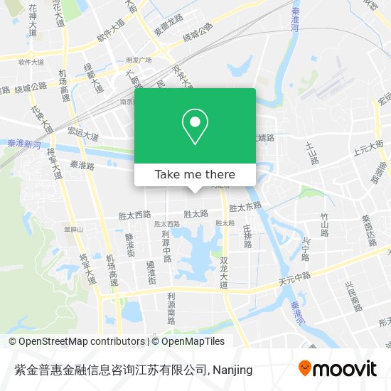 紫金普惠金融信息咨询江苏有限公司 map