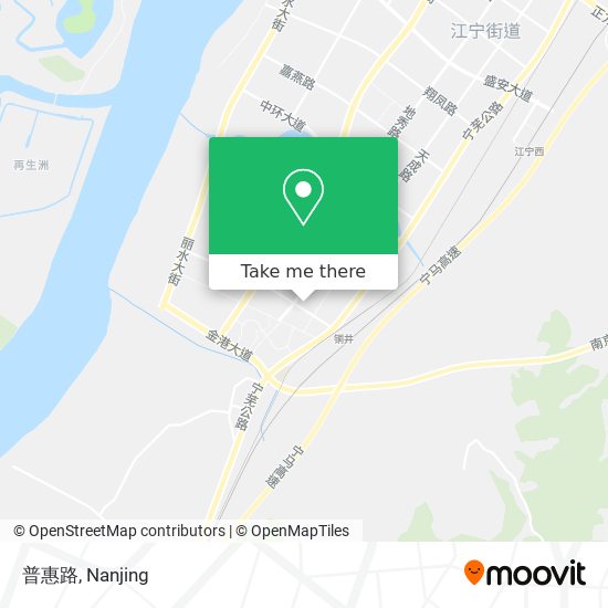 普惠路 map
