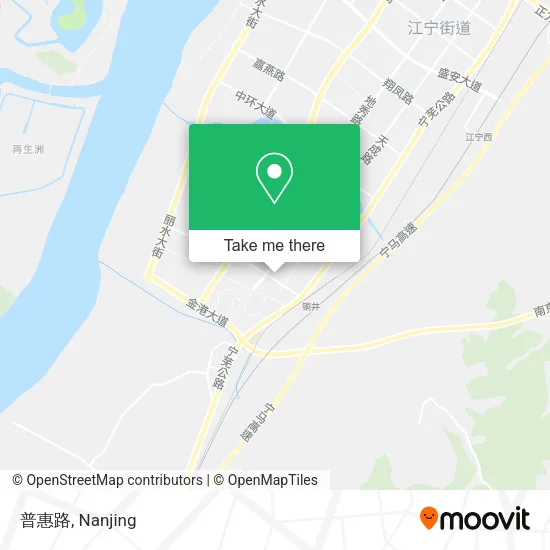 普惠路 map