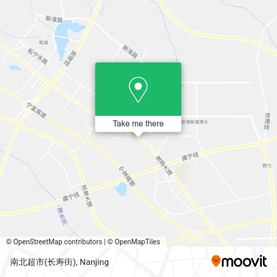 南北超市(长寿街) map